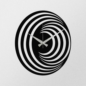 Ceas de perete Circles S017 Black , 48 x 48 cm