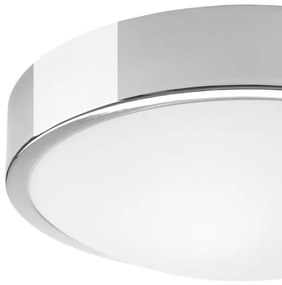 Plafonieră JONAS 1xE27/60W/230V d. 26 cm crom lucios