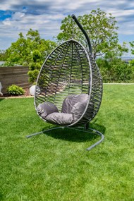 OFERTA Scaun suspendat gri deschis fara suport NARS II. calitate