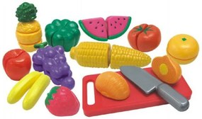 Fructe și legume plastic 25buc într-o cutie de 40x27x6cm
