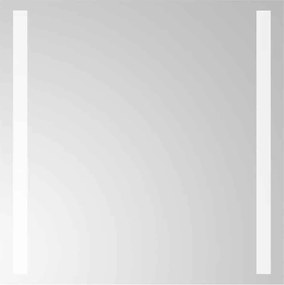 vidaXL Oglindă de baie cu LED, 40x40 cm