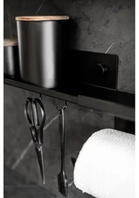 WENKO Poliță JET 25 x 7,5 cm, neagră - 71147800