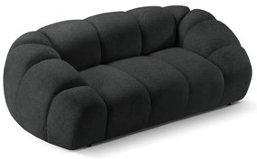 Canapea neagră 214 cm Diana – Micadoni