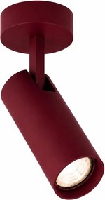Spot aplicat directionabil cu bec GU10 Linca burgundy