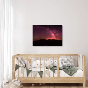 Tablou calea lactee roz (70x50 cm)