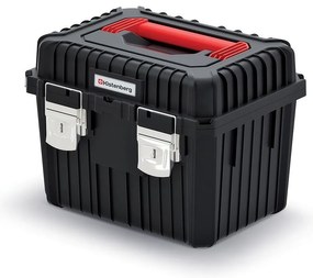 Cutie pentru scule cu încuietori metalice 44,5 x 36 x 33,7 cm, depozit, negru