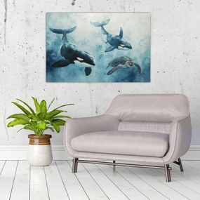 Tablou - Pictură subacvatică (90x60 cm)