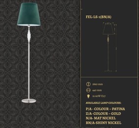 Lampadar design clasic realizat manual Fellino