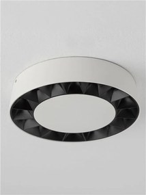 Plafoniera LED exterior moderna IP65 CONVEX alb D-17,6cm