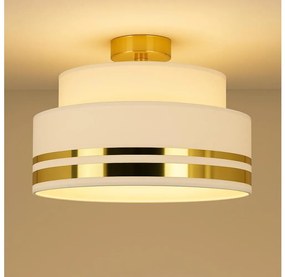 Plafonieră TAMI 1xE27/60W/230V crem/auriu