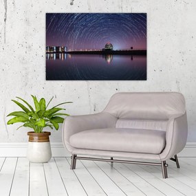 Tablou cu cerul nocturn și stele (90x60 cm)