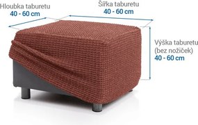 Nueva Textura Huse super elastice RUBINIA cărămizii taburet (40 - 60 cm)