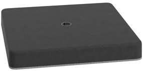 Outsunny Greutăți de bază pentru suport de umbrelă de soare, Impermeabil, umplut cu nisip, Plastic, 89L x 89B x 10,5Î cm, Negru | Aosom Romania