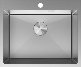 Mexen Solix chiuvetă de bucătărie din oțel cu 1 cuvă 600 x 500 mm, inox - 6408601000-01