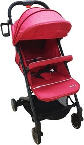 Carucior sport ultracompact pentru copii NOVOKIDS™ Baby C Trolley, Transformabil in troller, Spatar reglabil 3 trepte, Frana picior, Pliabil,Bordeaux