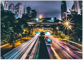 Tablou - Oraș de noapte (70x50 cm)