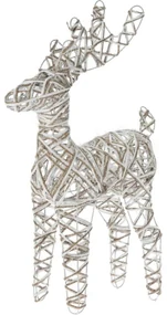 Decorațiune Ren LED de Crăciun Greyse, 50 cm