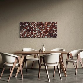 Tablou cu floare de nu mă uita (120x50 cm)