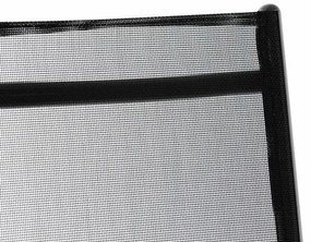 Set de două scaune reglabile de grădină - negru