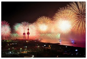 Tablou cu artificii (90x60 cm)