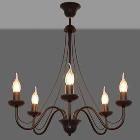 Lustră pe cablu MALBO II 5xE14/10W/230V