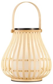 Lampa LED portabila pentru exterior, solara cu baterii IP44 LEO natur