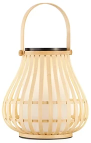 Lampa LED portabila pentru exterior, solara cu baterii IP44 LEO natur