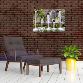 Tablou - Zid de piatră, Hamburg, Germania (70x50 cm)