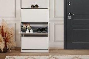 Dulap pentru pantofi Sven White II, L