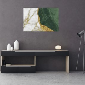 Tablou - Marmură verde N⁰3 (90x60 cm)