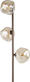 Brilagi - Lampă de podea VULCANO 3xG9/8W/230V bronz/bej fumuriu