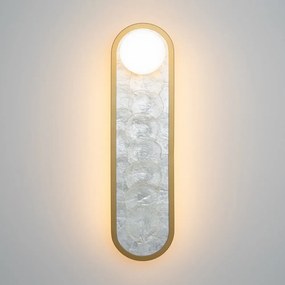 Aplica LED mozaic din sidef natural Capiz Perlamour