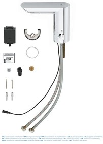 Grohe BauCosmopolitan baterie lavoar stativ electrica crom 36451000