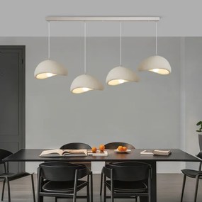BRILAGI - Candelabru suspendat cu cablu WABI SABI 4xE27/60W/230V alb