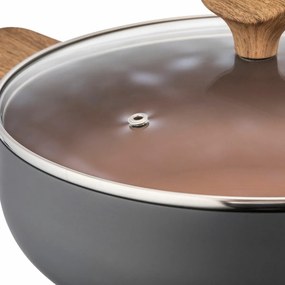 Valdinox Oală adâncă cu capac Morgan 26 cm, 3,4 l