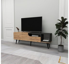 Masă TV/Dulap Monuma (pin atlantic + antracit) . 1095321