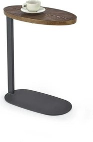 Masuta cafea DELPHI, nuc/negru, 48x26x58 cm