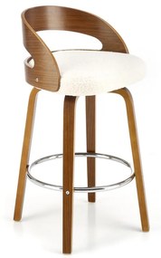 Scaun de bar H110 crem/nuc