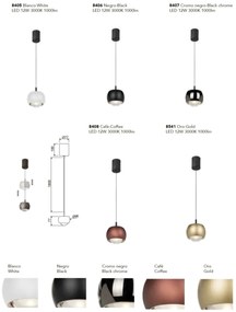 Pendul LED design modern ROLLER negru