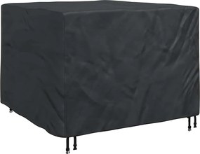 vidaXL Husă pentru mobilă Simplu Negru 135 x 135 x 90 cm țesătură