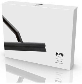 Ștergător cu suport pentru baie Zone, negru
