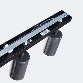 Spot Sollux SL.1368 WINX 3xGU10/10W/230V negru/crom