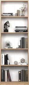 Biblioteca Adore Nurdan, 5 rafturi, 58x170x23 cm