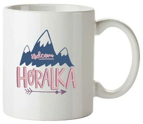 Cană ceramică Bohemia Gifts - Inima unei femei de munte, 350 ml