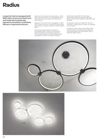 Redo 01-1742 - Lustră LED pe cablu RADIUS LED/45W/230V alb