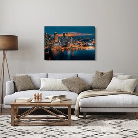 Tablou cu orașul nocturn (90x60 cm)