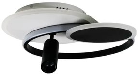 Plafonieră LED dimabilă LED/65W/230V 3000-6500K alb/negru + telecomandă