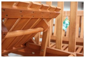 Bancă de grădină cu masă de depozitare din lemn de eucalipt Phuket - Garden Pleasure