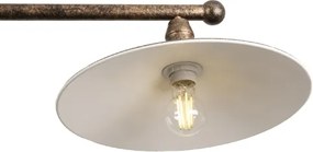 BRILAGI - Lustră cu tijă FORGE 3xE27/60W/230V cupru/patină