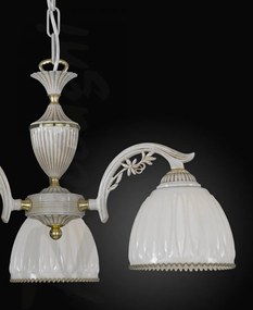 Candelabru cu 3 brate realizat manual design italian 9671